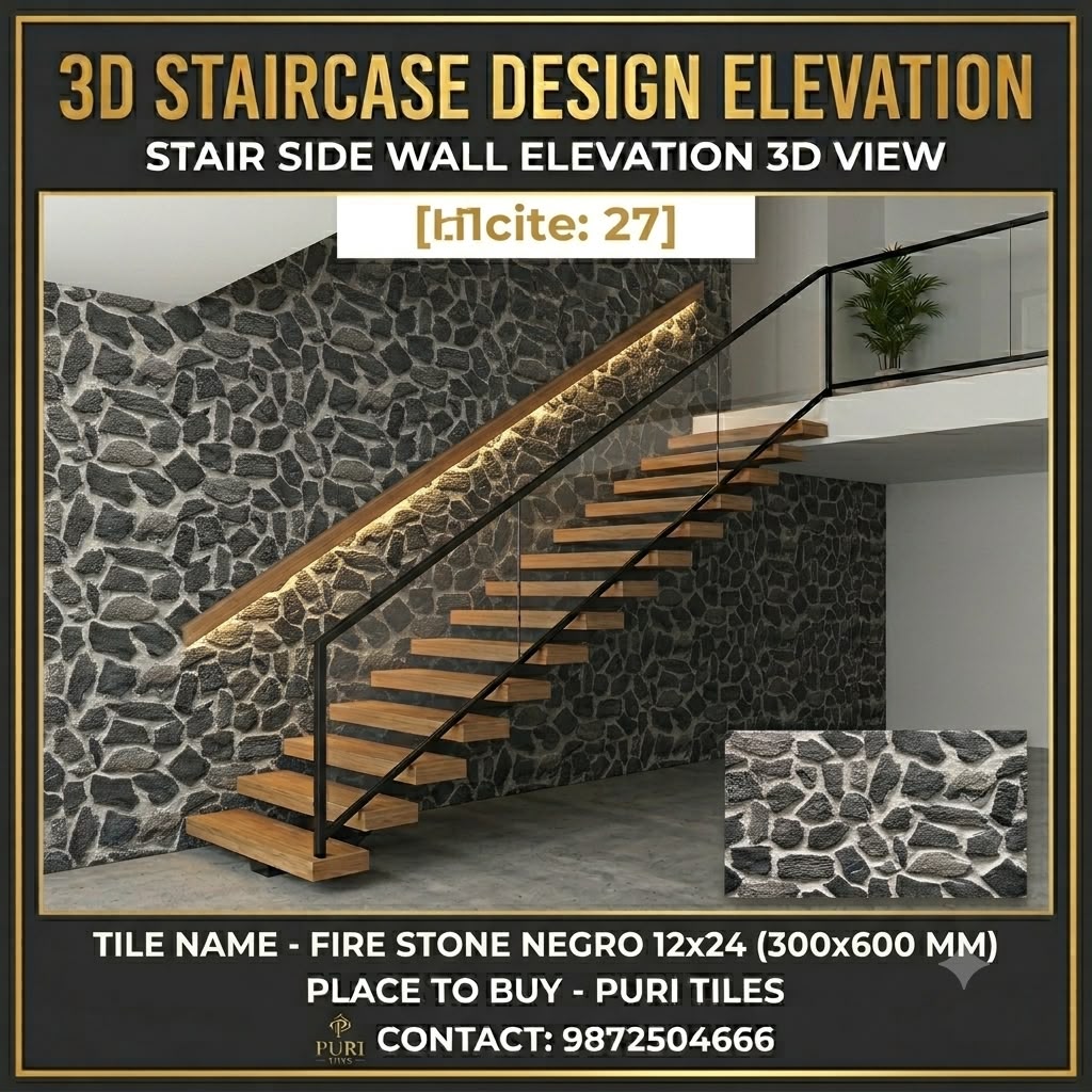 FIRE STONE NEGRO 12X24