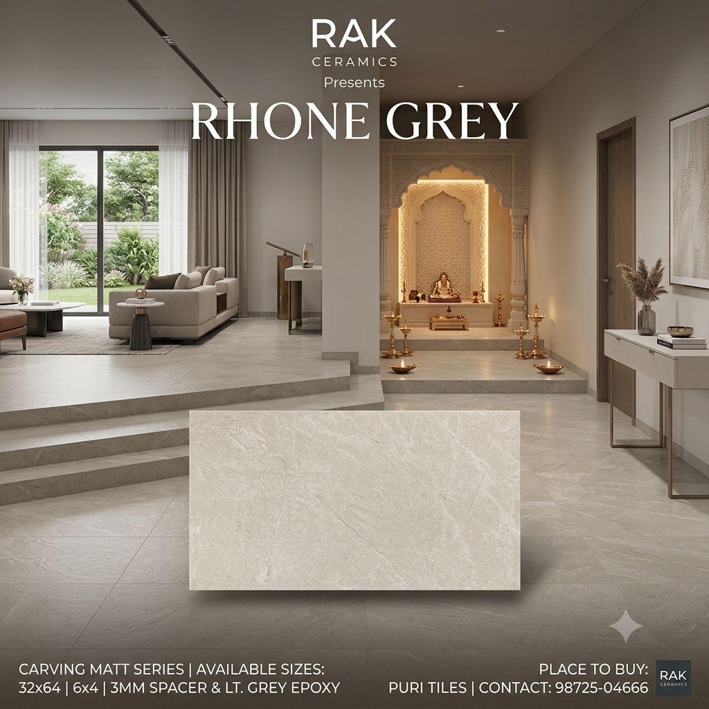 Rhone grey 32x64 (gloss)&(honed)&(carving)
