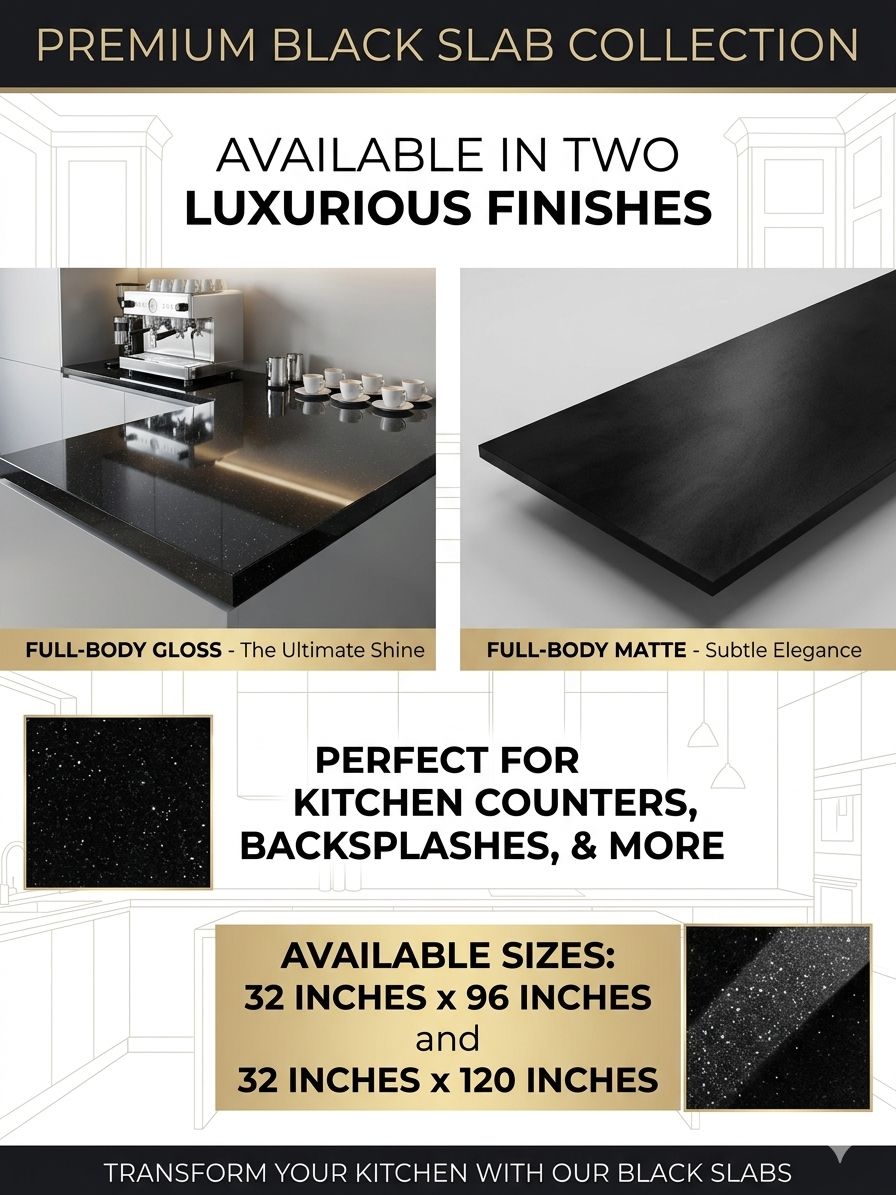 Premium black slab