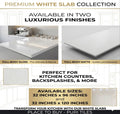 Premium white slab