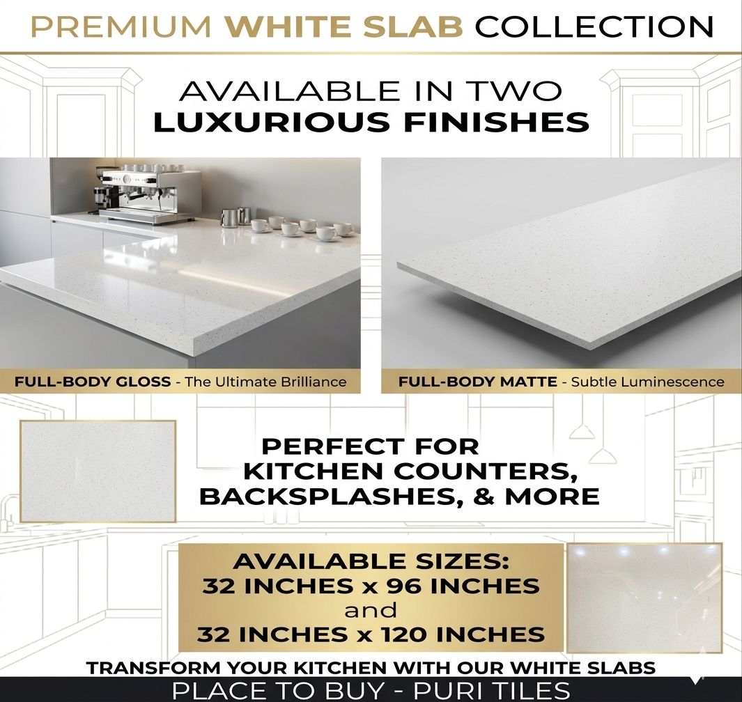 Premium white slab