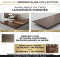 Premium brown slab