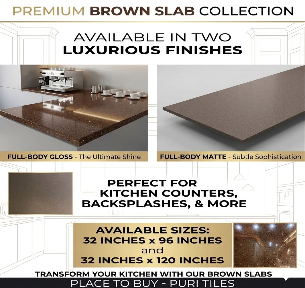 Premium brown slab